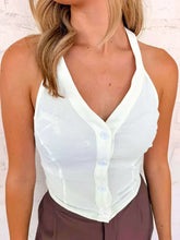 Load image into Gallery viewer, A Chic Halter Ivory Top