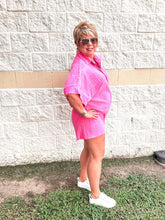 Load image into Gallery viewer, Summer Time Blues Romper Pink