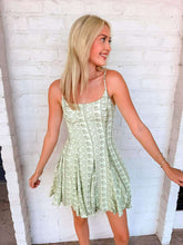Load image into Gallery viewer, Garden Of Greens Paisley Dress