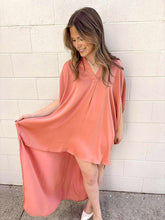 Load image into Gallery viewer, Give Me Your Number Details Peach Dress