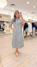 Load image into Gallery viewer, Stripe Status Navy Dress