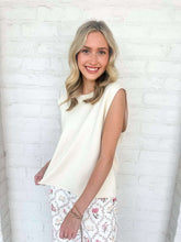 Load image into Gallery viewer, Simple Joys Cream Top