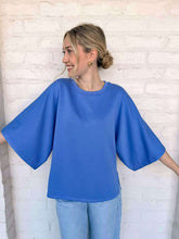 Load image into Gallery viewer, Any Chances Blue Top