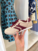 Load image into Gallery viewer, Mina 4 Beige &amp; Wine Sneaker