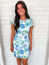 Load image into Gallery viewer, Hidden Escape Blue Mini Dress