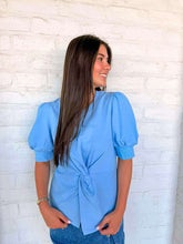 Load image into Gallery viewer, Stay Tuned Blue Top