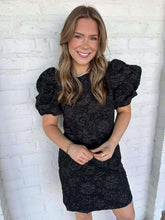 Load image into Gallery viewer, Let The Music Play Black Dress