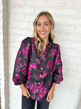 Load image into Gallery viewer, Glamorous Style Pink Jacquard Top