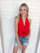 Load image into Gallery viewer, What Is Mine Red Halter Top