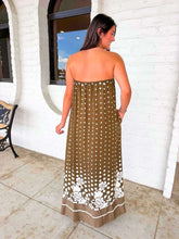 Load image into Gallery viewer, So Alive Maxi Olive Dress