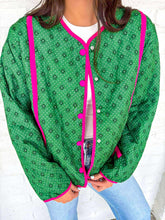Load image into Gallery viewer, Happen With Love Green Jacket