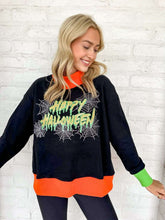Load image into Gallery viewer, Jordan Amanda Happy Halloween Mock Neck Sweater