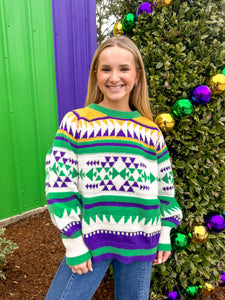 Mardi Gras Season Multi Top