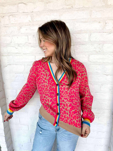 Stars Over Time Hot Pink Top