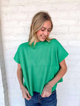 Load image into Gallery viewer, Here When Needed Kelly Green Top