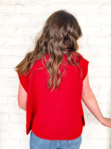 Essential Ease Ruby Top