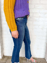 Load image into Gallery viewer, Intentional Care Hem Crop Flare Denim