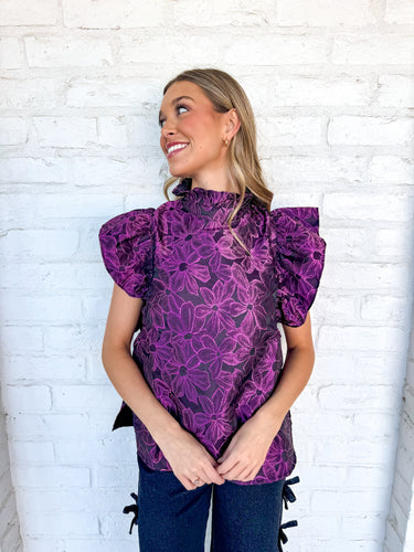 Uniquely You Purple Top