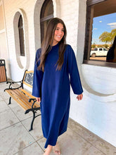 Load image into Gallery viewer, Out Of The Ordinary Navy Dress