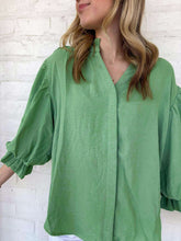 Load image into Gallery viewer, Anything And Everything Apple Green Top