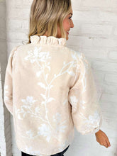 Load image into Gallery viewer, Glamorous Style Oatmeal Jacquard Top