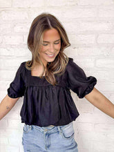 Load image into Gallery viewer, When You See Me Black Top