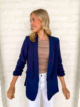 Load image into Gallery viewer, Set Ablaze Navy Blazer