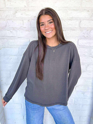 Hard Worker Charcoal Top