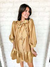 Load image into Gallery viewer, The Afterglow Gold Dress