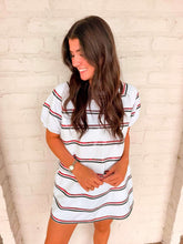 Load image into Gallery viewer, Jordan Amanda Black And Red White Stripe ***SKORT***