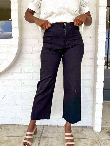 Give Me A Minute Black Pants