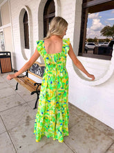 Load image into Gallery viewer, Tropics And All Green Dress