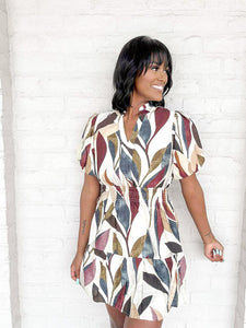 THML Save The Complaints Beige Dress