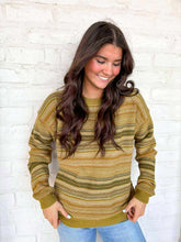 Load image into Gallery viewer, Reach Out For More Olive Sweater