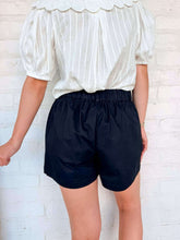Load image into Gallery viewer, Searching For The Flowers Black Shorts