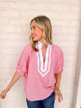 Load image into Gallery viewer, Fair Enough Pink Stripe Top