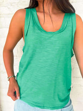 Load image into Gallery viewer, Coffee Run Kelly Green Tank
