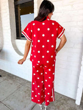 Load image into Gallery viewer, Polka Dot Fever Red Pant Set