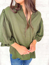 Load image into Gallery viewer, Anything and Everything Olive Top