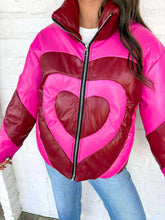 Load image into Gallery viewer, Hearts Eyes Hot Pink Jacket