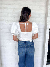 Load image into Gallery viewer, The Charm Sweetheart White Top
