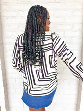 Load image into Gallery viewer, THML Divide And Conquer Cream Top