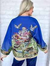 Load image into Gallery viewer, Queen Of Sparkles Multi Santa in the Swamp Sweatshirt