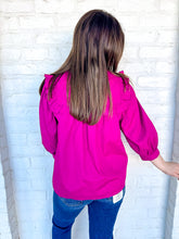 Load image into Gallery viewer, Simplify Life Magenta Top