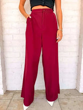 Load image into Gallery viewer, Dare To Be Burgundy High Waist Pants