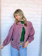 Load image into Gallery viewer, Love Me Vintage Mauve Cardigan Top