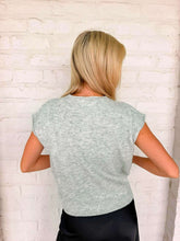 Load image into Gallery viewer, Rise Up Heather Grey Top