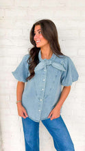 Load image into Gallery viewer, Carry Me Away Light Denim Top