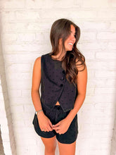 Load image into Gallery viewer, Stay With Me Black Polka Dot Set