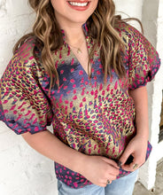 Load image into Gallery viewer, THML For The Journey Metallic Multi Top